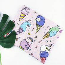 China Factory Seller Custom Print Ice Cream 100% Cotton Cotton Poplin Fabric For Garmet